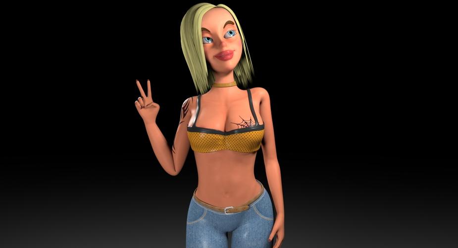 3d custom girl-